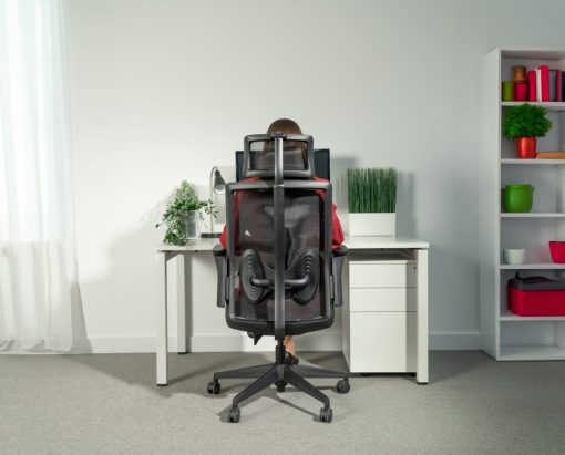 Uredska Stolica PREMIUM ERGO Magnus Crna - Slika 12