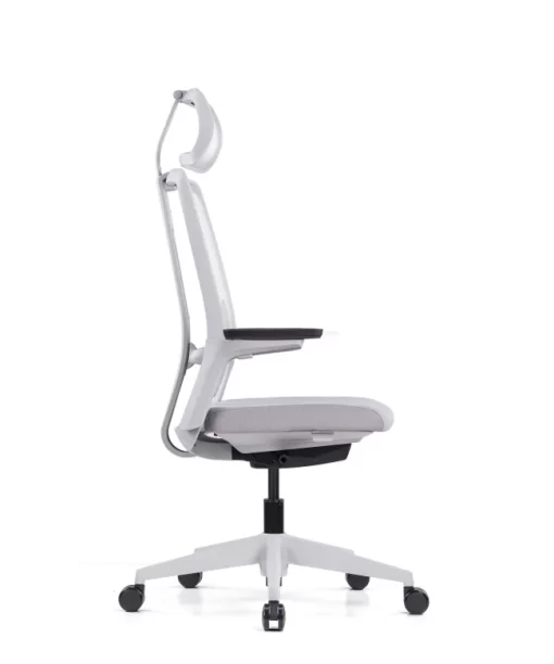 Uredska Stolica PREMIUM ERGO Magnus Bijelo-Siva - Slika 2