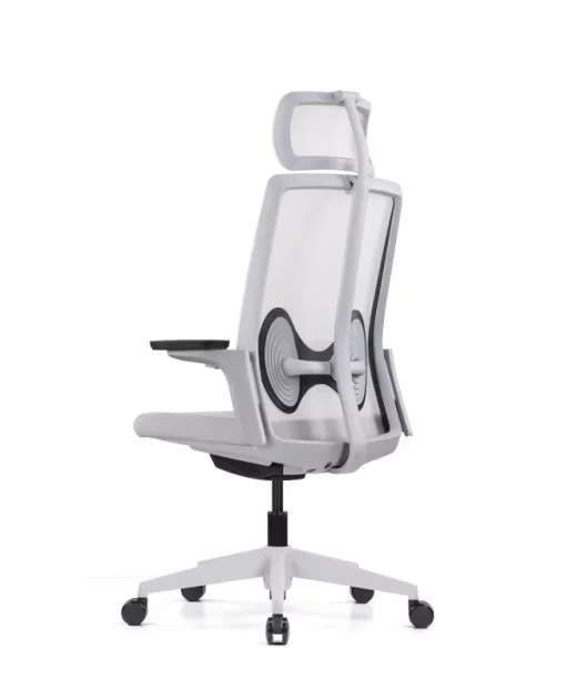 Uredska Stolica PREMIUM ERGO Magnus Bijelo-Siva - Slika 5