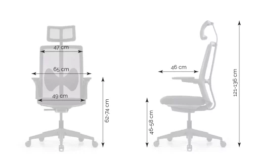 Uredska Stolica PREMIUM ERGO Magnus Crna - Slika 6
