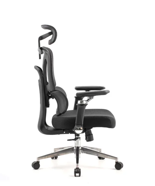 Uredska Stolica PREMIUM ERGO Trek Crna - Slika 4
