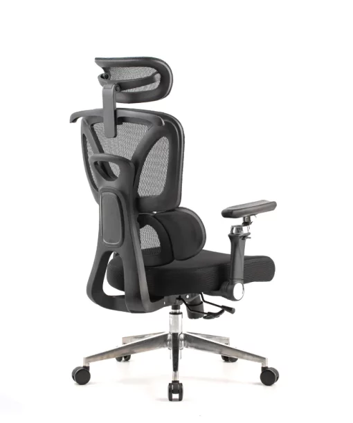 Uredska Stolica PREMIUM ERGO Trek Crna - Slika 6