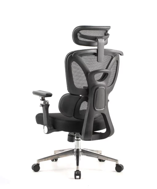 Uredska Stolica PREMIUM ERGO Trek Crna - Slika 7