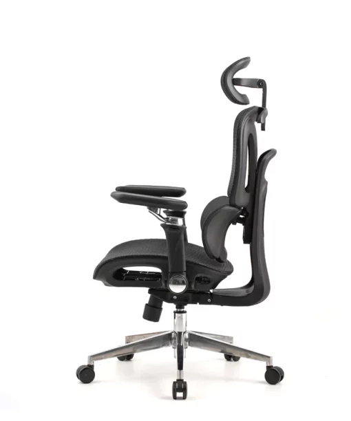 Uredska Stolica PREMIUM ERGO Trek PLUS Crna - Slika 3