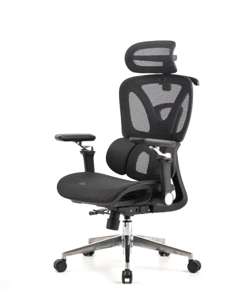 Uredska Stolica PREMIUM ERGO Trek PLUS Crna - Slika 2