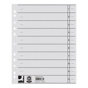 Karton pregradni A4 bijeli 230g Q-CONNECT KF02785