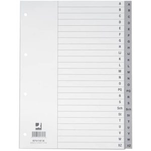 Pregrada Polipropilen A4 A-Z 24+1 list siva Q-CONNECT
